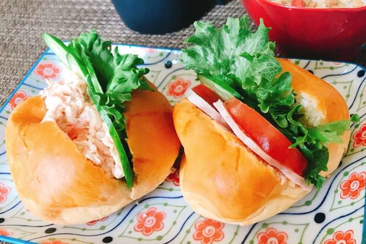 パパっと2種類 ロールパンサンドイッチ レシピ 作り方 By キッチンえり クックパッド 簡単おいしいみんなのレシピが360万品