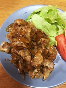豚バラで作る子供の好きな味の簡単生姜焼き