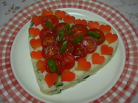 ハートのLOVE LOVE ポテトサラダ