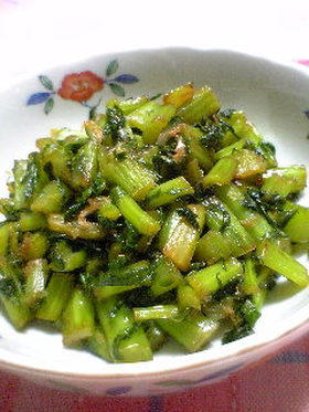 大根葉炒め