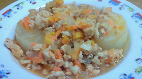 大根のトマトジュース煮♪