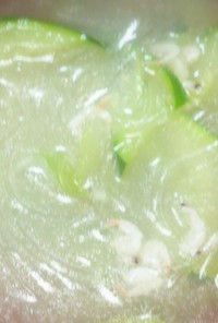 韓国風ズッキーニと春雨スープ