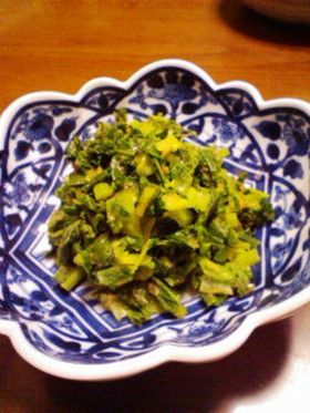 大根の葉っぱがおいしく変身します☆☆
