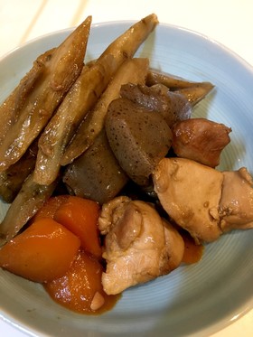 便秘解消!ごぼうとこんにゃくの炒め煮