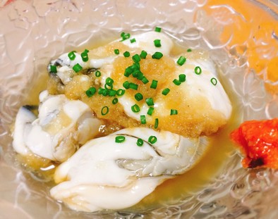 牡蠣のおろしぽん酢和えの写真