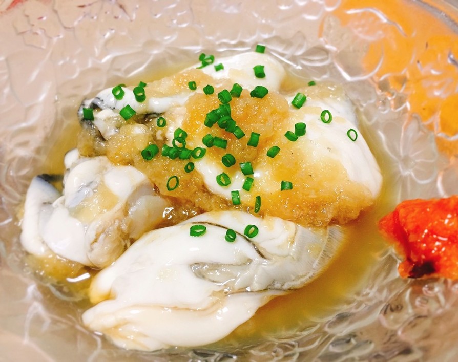 牡蠣のおろしぽん酢和えの画像