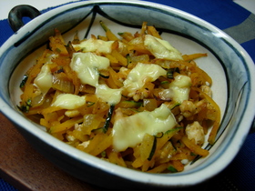 かぼちゃのチーズのっけ焼き