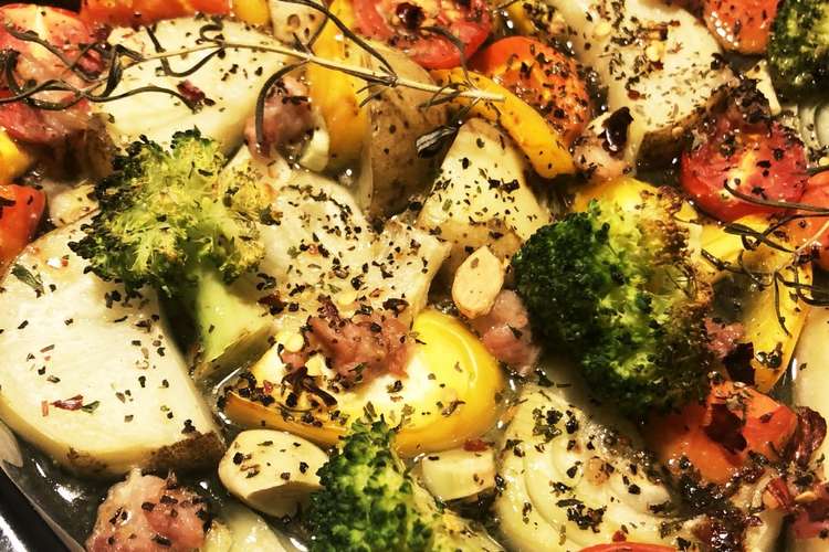 オーブンで焼くだけ カラフル野菜グリル レシピ 作り方 By あいこキッチン クックパッド 簡単おいしいみんなのレシピが366万品