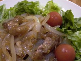 食欲増進♪こってりさっぱり肉炒め