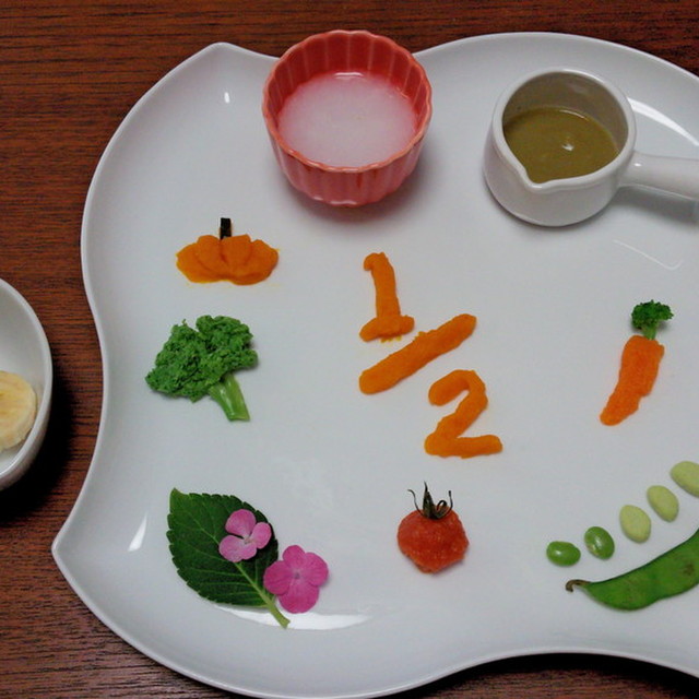 ハーフバースデー お祝いプレート レシピ 作り方 By クックc8juld クックパッド