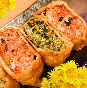 時短いなり寿司!ふりかけでふりなり♪