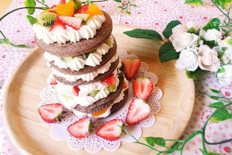 食パンで簡単 可愛い タワーケーキ レシピ 作り方 By さくさくmomo クックパッド