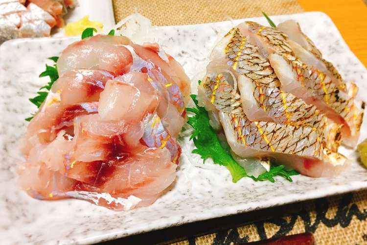 イトヨリダイのお造り 焼き霜造り レシピ 作り方 By 藤井２１ クックパッド 簡単おいしいみんなのレシピが361万品