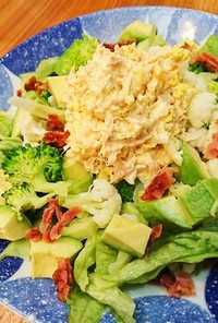 卵ツナの簡単温野菜サラダ