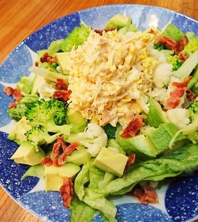 卵ツナの簡単温野菜サラダ