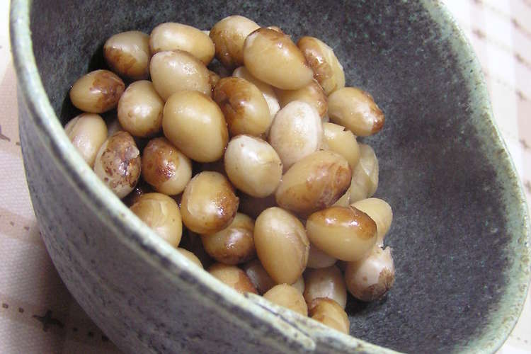 加熱10分たった大匙3の砂糖で虎豆を煮る レシピ 作り方 By おから星人 クックパッド