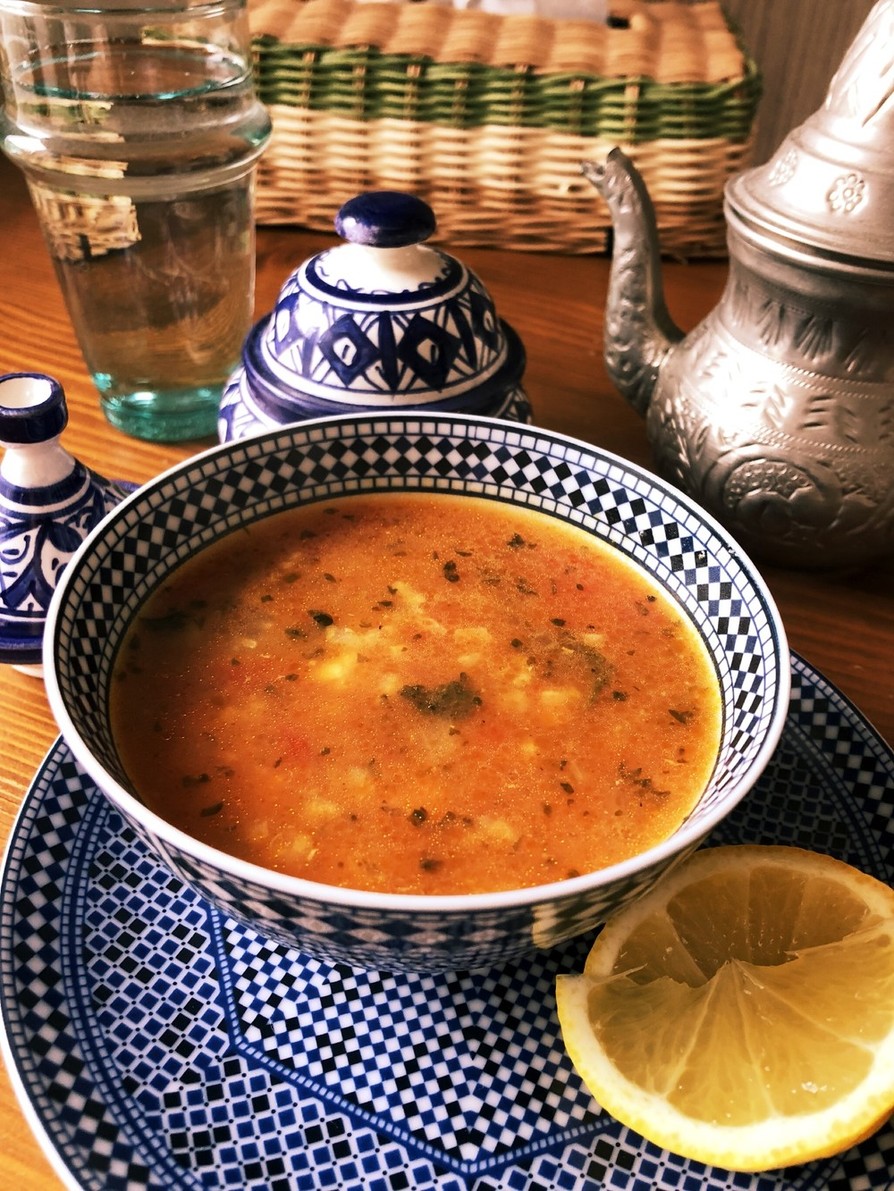 簡単！モロッコのスープ、本場のハリラ！の画像