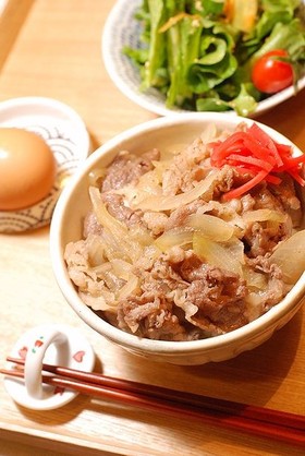 男子ウケ抜群♡吉野家風の牛丼