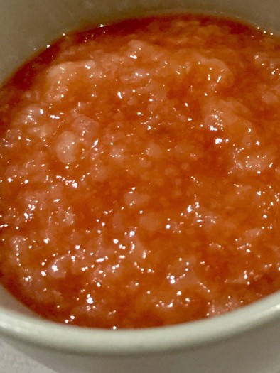トマトジュースで米麴甘酒作りましょう♪の写真