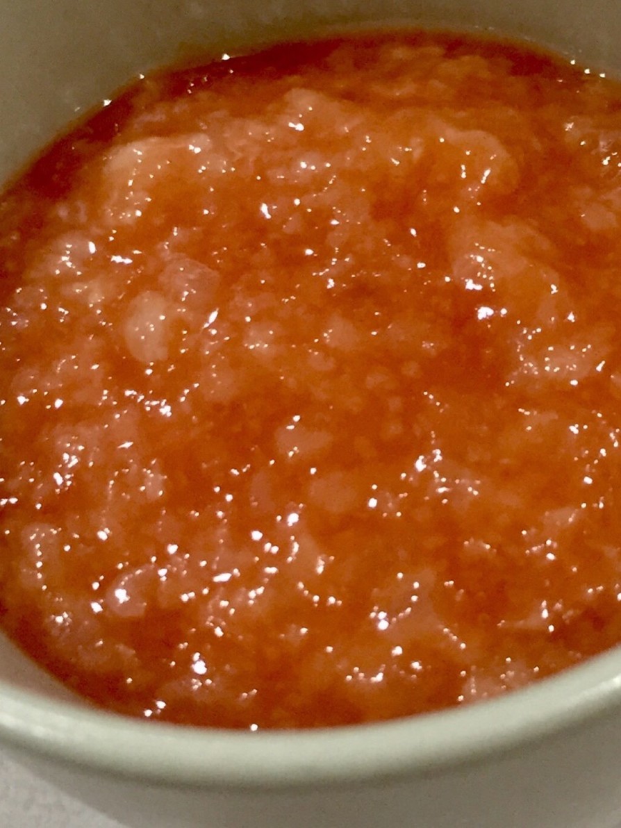 トマトジュースで米麴甘酒作りましょう♪の画像