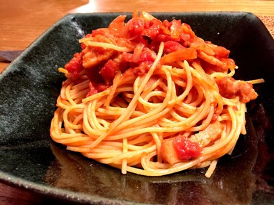 スパゲティ・アマトリチャーナの写真