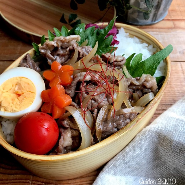 レンジで簡単 牛丼弁当 めんつゆ レシピ 作り方 By Sachi5 クックパッド 簡単おいしいみんなのレシピが364万品