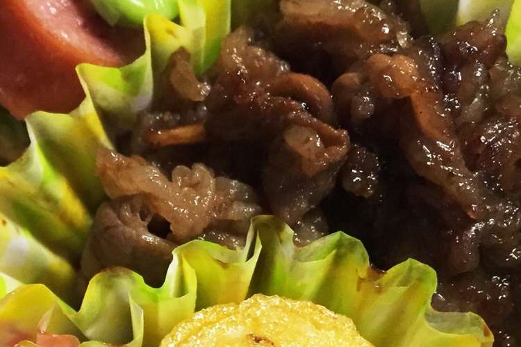 簡単 お弁当に牛肉にんにく醤油 レシピ 作り方 By ゆっきぃちゃん クックパッド