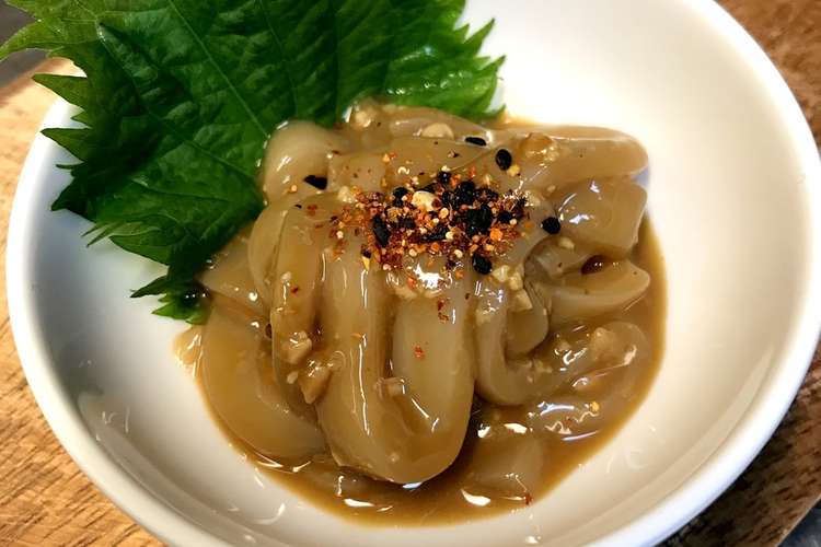 絶品 お酒が進むイカの肝醤油漬け レシピ 作り方 By たけだ食堂 クックパッド 簡単おいしいみんなのレシピが352万品