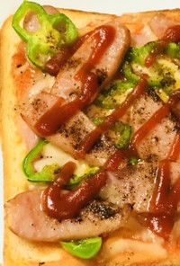 ピザ風☆ハム＆ソーセージ・チーズトースト