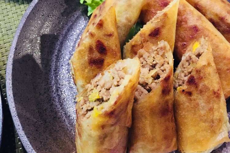 焼かずに冷蔵保存 ヘルシーキャベ肉春巻き レシピ 作り方 By Chid クックパッド 簡単おいしいみんなのレシピが355万品