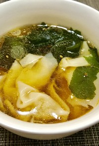簡単ワンタンスープ・中華スープ