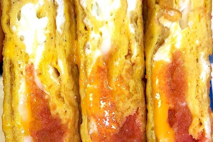 簡単な朝食明太子チーズ卵焼き レシピ 作り方 By 栄養士の寧々 クックパッド 簡単おいしいみんなのレシピが352万品