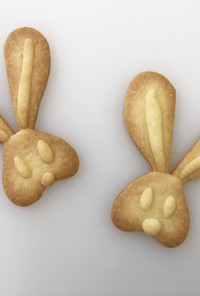 イースター☆ハート型で作るウサギクッキー