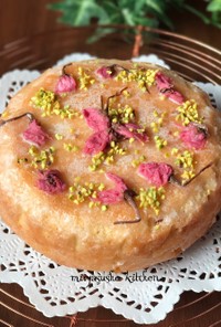 ウィークエンド風桜風味のパウンドケーキ