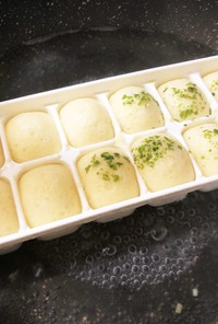 製氷皿で！簡単蒸しパン