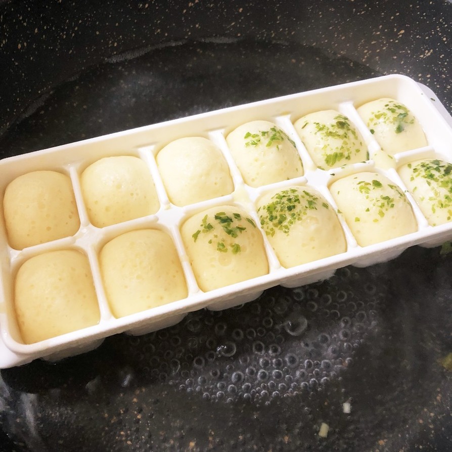 製氷皿で！簡単蒸しパンの画像