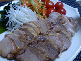 豚ヒレ肉のオーブン焼き 柚子胡椒の漬け汁