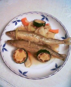 リンゴ酢で南蛮漬け