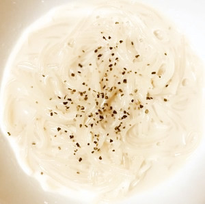 母親の介護食・嚥下食に豆乳にゅう麺の画像