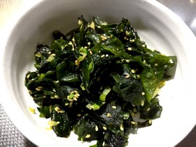 ワカメの炒めナムル