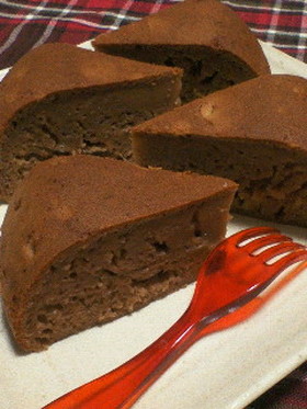 バレンタインに★炊飯器チョコチーズケーキ