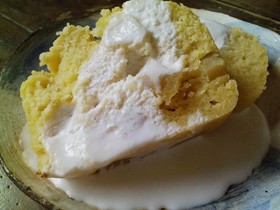 今日も快腸♡りんごとおからのケーキ