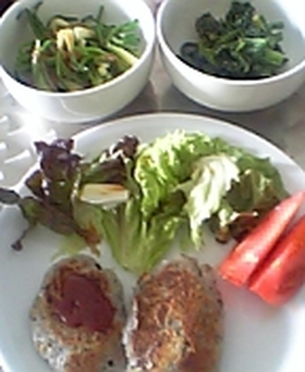 簡単☆ベジ蓮根バーグ