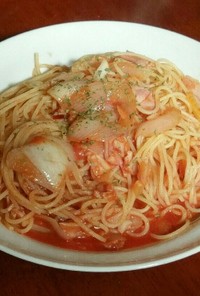 簡単 トマトソーススパゲッティ
