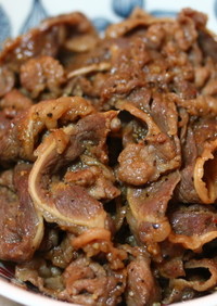 牛肉のスタミナ源タレ焼きニンニク増量
