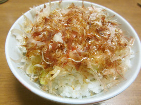 風邪予防―白ネギのおかかご飯
