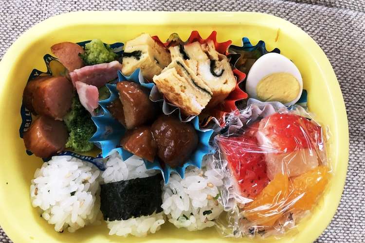 １歳2ヶ月のお弁当 レシピ 作り方 By Yumam クックパッド