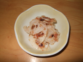 簡単!もう一品☆ れんこんと梅おかかあえ