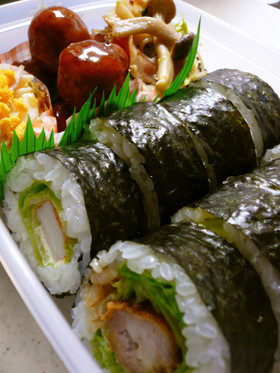 レタス巻きお弁当