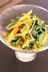 小松菜と三つ葉の和え物